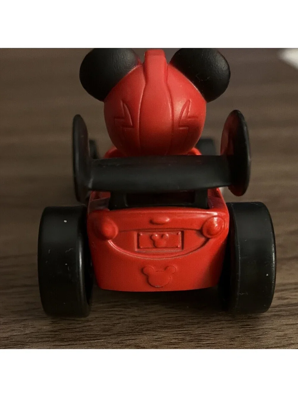 Mickey's Roadster Racers Hot Rod Diecast Red Race Car Mattel #28 Disney Mouse